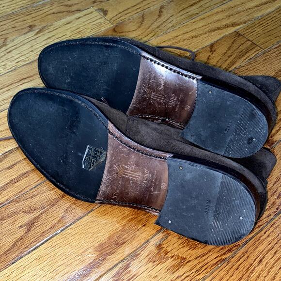 Yanko chukka boots in a dark brown suede from Spain Size 39 (6) - Picture 10 of 10